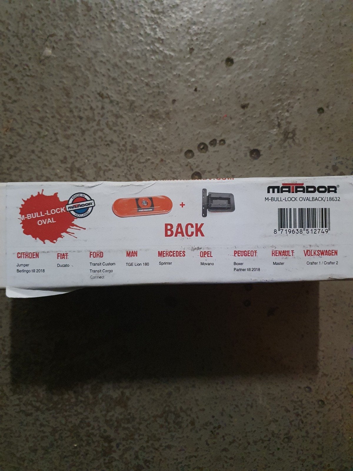 matador bulllock  bestelwagen en caravan  slot, Ophalen of Verzenden, Nieuw