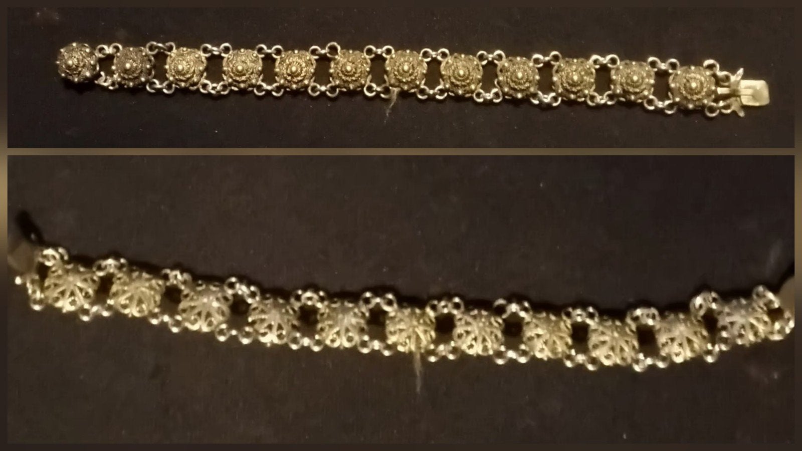 Zilveren Zeeuwse Knooparmband 12 knopen, ca. 1930, Ophalen, Gebruikt, Zilver, Zilver