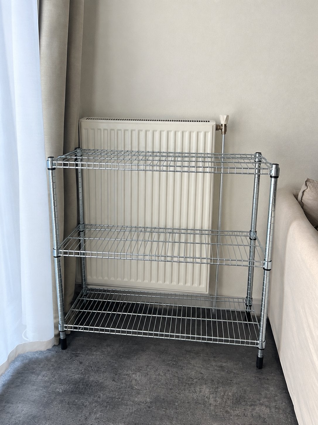 IKEA OMAR metalen stellingkast, Ophalen, Zo goed als nieuw