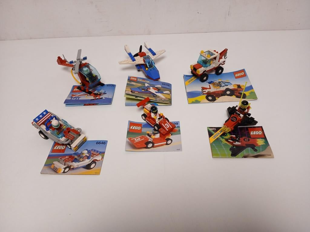 Lego setjes 6646 6660 6531 6811 6536 en 6509 in 1 koop, Ophalen of Verzenden