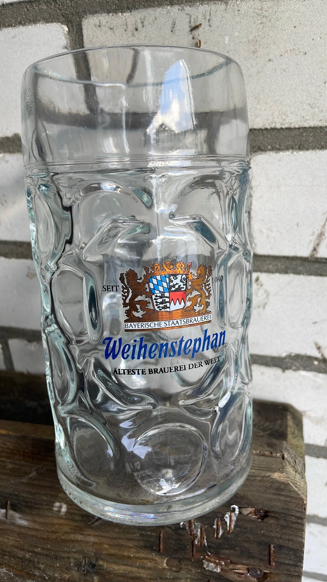 Bierpull oktoberfest 1 liter, Ophalen of Verzenden, Zo goed als nieuw, Flesje(s), Overige merken