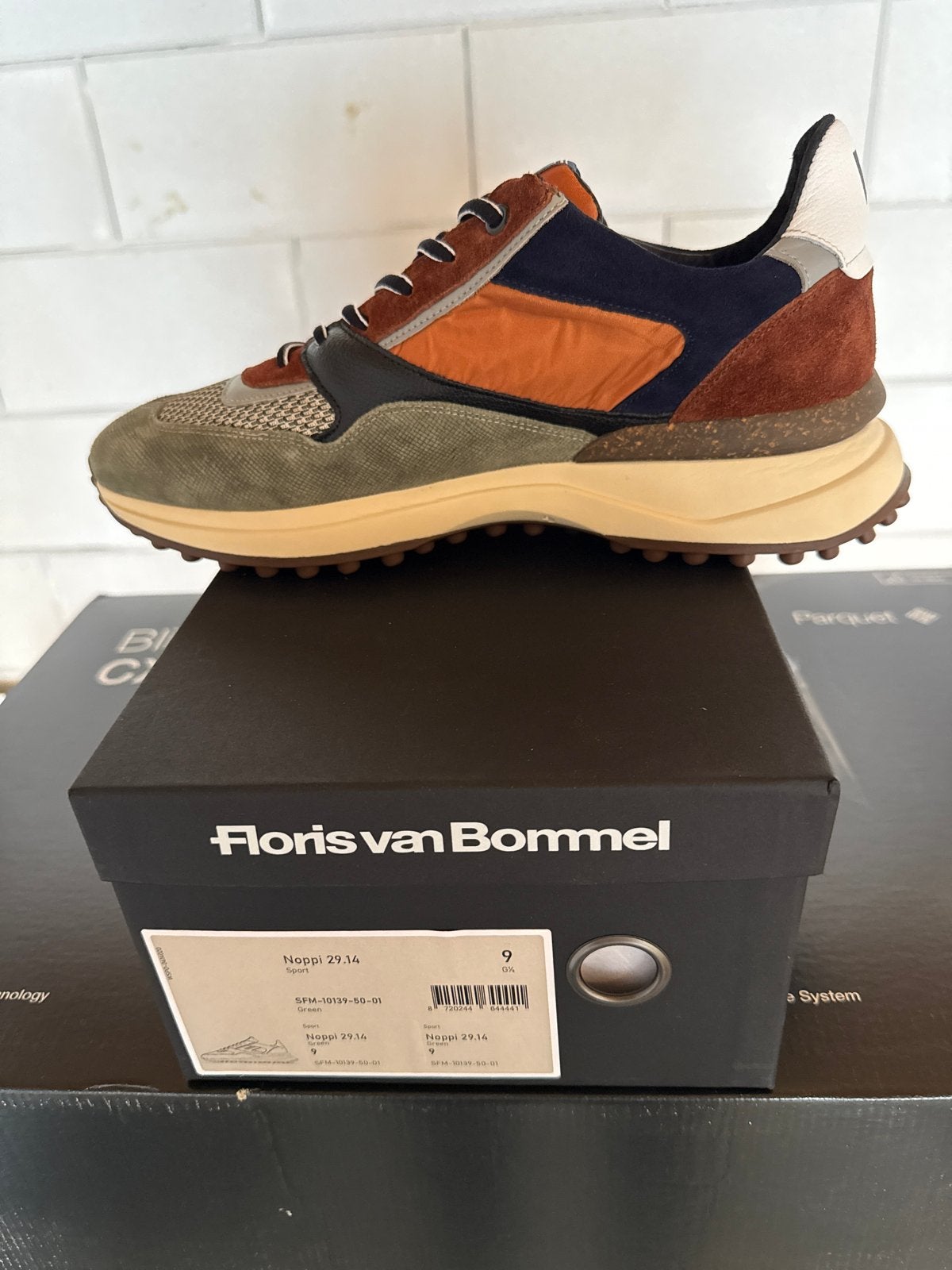 Floris van Bommel Noppi 29.14 Sneakers - Maat 9 (Groen), Kleding | Heren, Schoenen, Ophalen of Verzenden, Nieuw, Overige kleuren