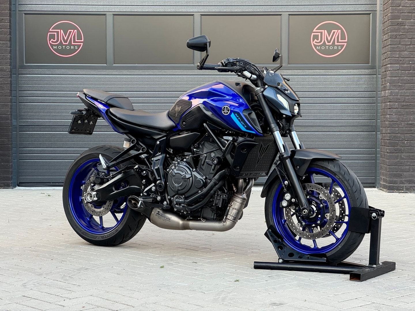 Yamaha MT-07 ABS ICON BLUE *AKRAPOVIC* MT07 MT 07 bj.2022, 2 cilinders, Bedrijf, Onbekend, YAMAHA