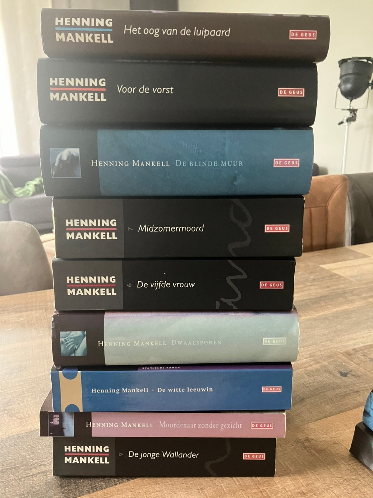 Serie wallander Henning Mankell, Boeken, Ophalen, Gelezen