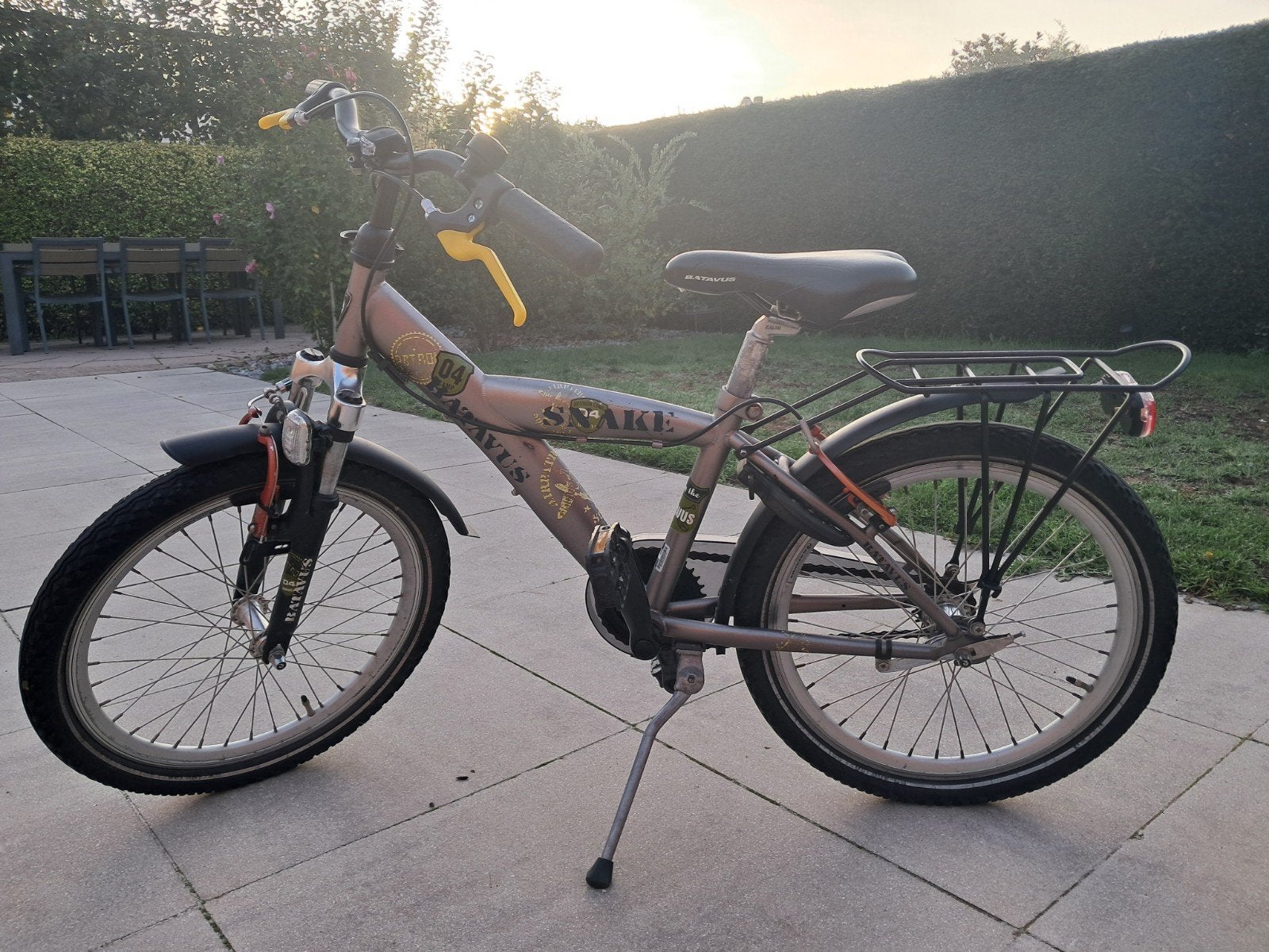 Batavus Snake kinderfiets - 20 inch, Ophalen, 20 inch of meer, Gebruikt, Velgrem