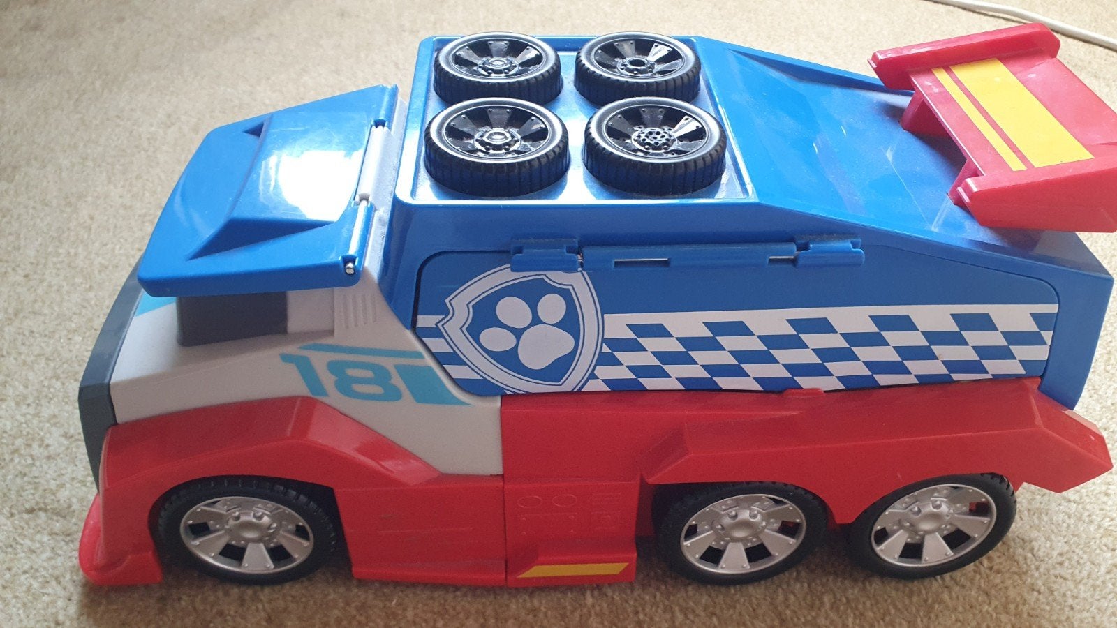 Paw Patrol auto, Ophalen, Gebruikt