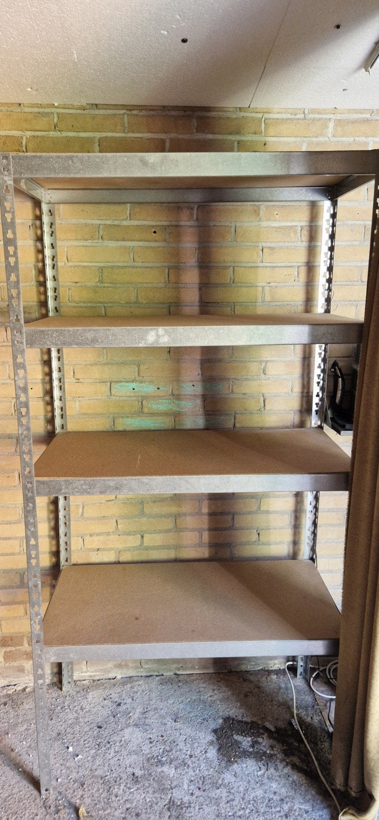 Metalen stellingkast 2x, Huis en Inrichting, Kasten | Stellingkasten, Gebruikt, Ophalen
