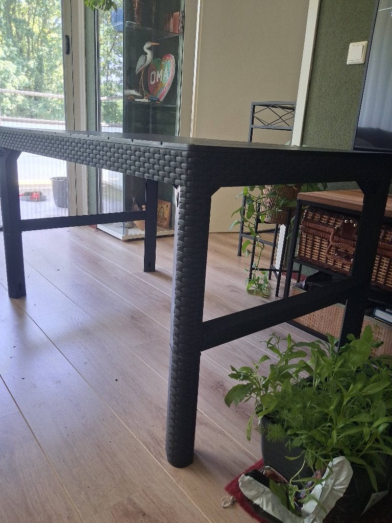Tuintafel, Ophalen, Zo goed als nieuw, Rechthoekig, Kunststof