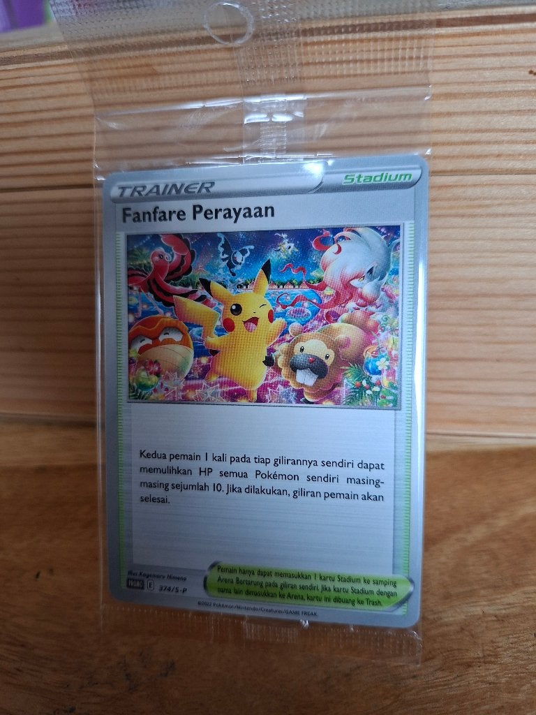 Fanfare Perayaan 374, Ophalen of Verzenden, Nieuw, Losse kaart, Foil