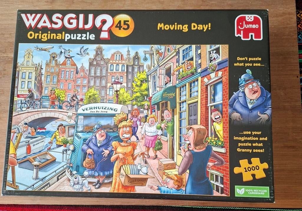 Wasgij puzzel 1000 stukjes, Ophalen, 500 t/m 1500 stukjes, Zo goed als nieuw