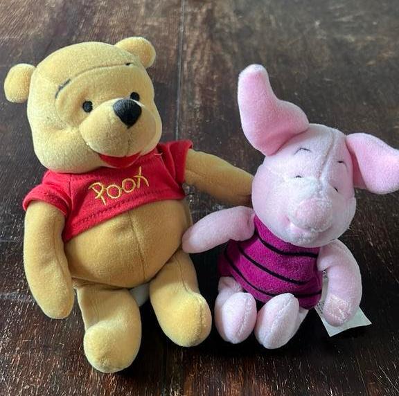 Winnie the pooh & knorretje - Walt Disney knuffels, Ophalen of Verzenden, Winnie de Poeh of vrienden, Zo goed als nieuw, Knuffel