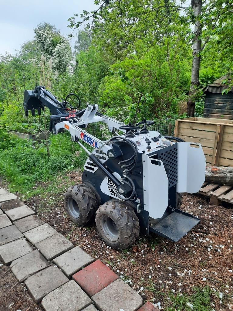 Schranklader Nicosail NMT380, Ophalen, Wiellader of Shovel