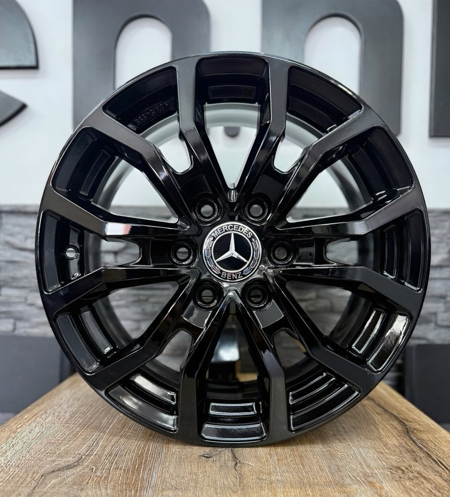 Mercedes Sprinter Crafter 17 inch 6x130 zwart verzwaard!, Auto-onderdelen, Banden en Velgen, Niet ingevuld, Bestelwagen, Velg(en)