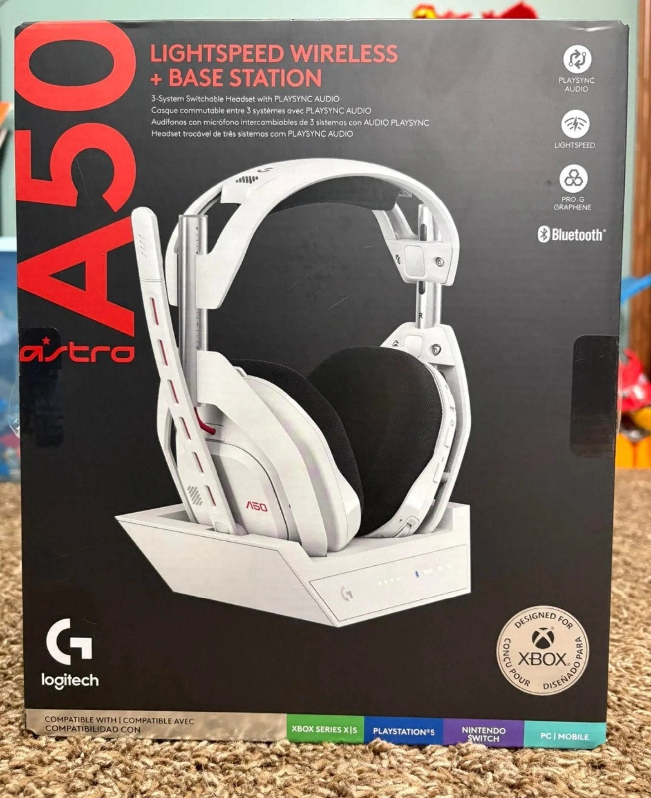 Astro A50 Gen 5 met Wicked Cushions - Zo goed als nieuw, Computers en Software, Headsets, Overige merken, Mute-functie, Ophalen of Verzenden