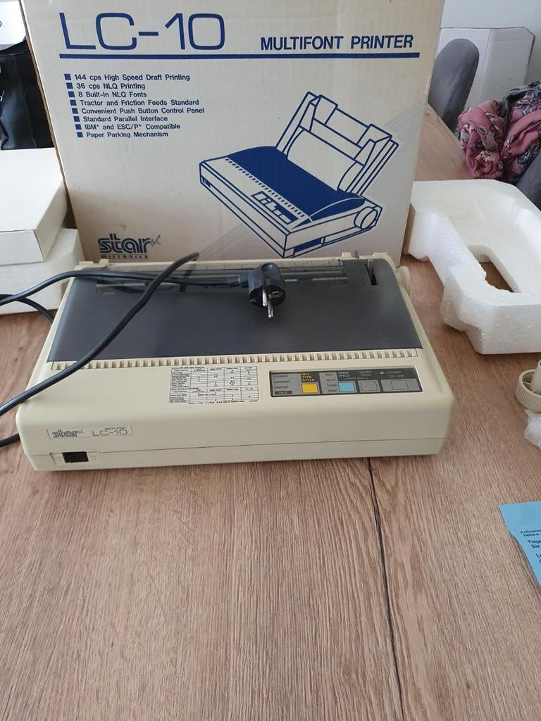 Star LC-10 Multifont Printer - Vintage Dot Matrix Printer, Computers en Software, Printers, Zwart-en-wit printen, Gebruikt, Matrix-printer