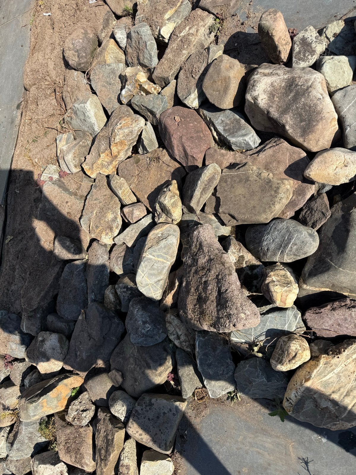 natuurstenen rotsen en keien voor tuin, Ophalen, Gebruikt, Multi, Kei