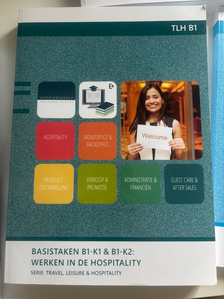 B1-K1&B1-K2 basistaken werken in de hospitality, Boeken, Ophalen of Verzenden, Zo goed als nieuw, Overige niveaus, Nederlands