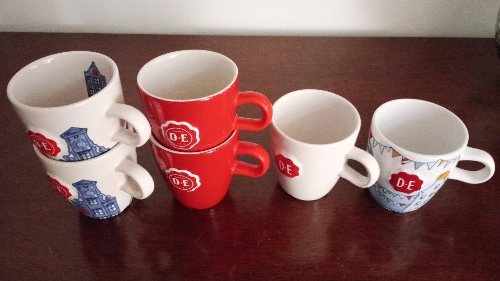 Douwe Egberts kopjes, Overige merken, Ophalen of Verzenden, Zo goed als nieuw, Overige stijlen