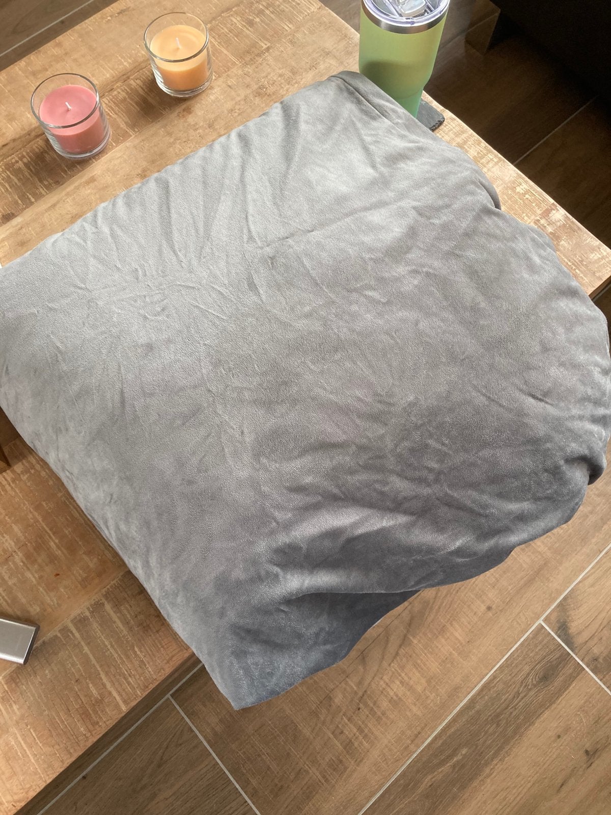 Verzwaringsdeken 7 kg, Ophalen, Eenpersoons, Grijs, Deken of Dekbed