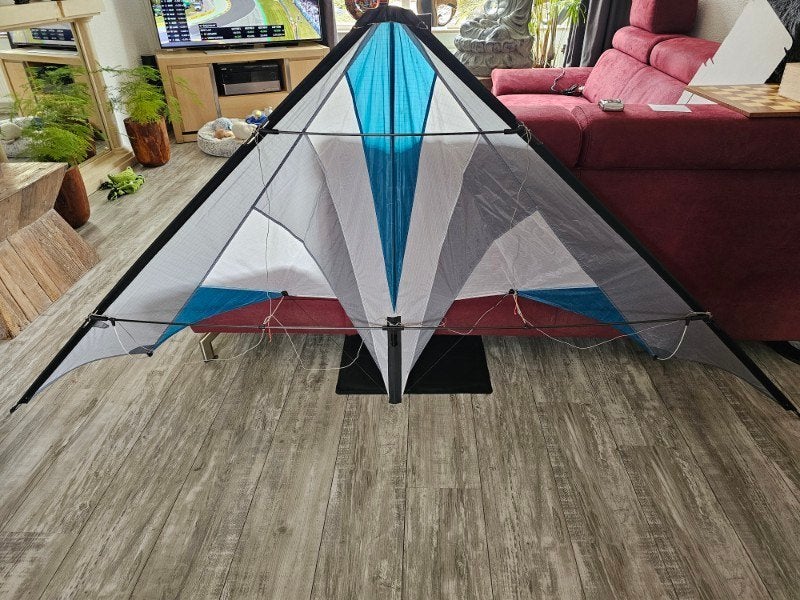 % HQ Invento Aiolos I 235 cm stunt kite vlieger uit 1996, Ophalen, Gebruikt, Tweelijns, Vlieger
