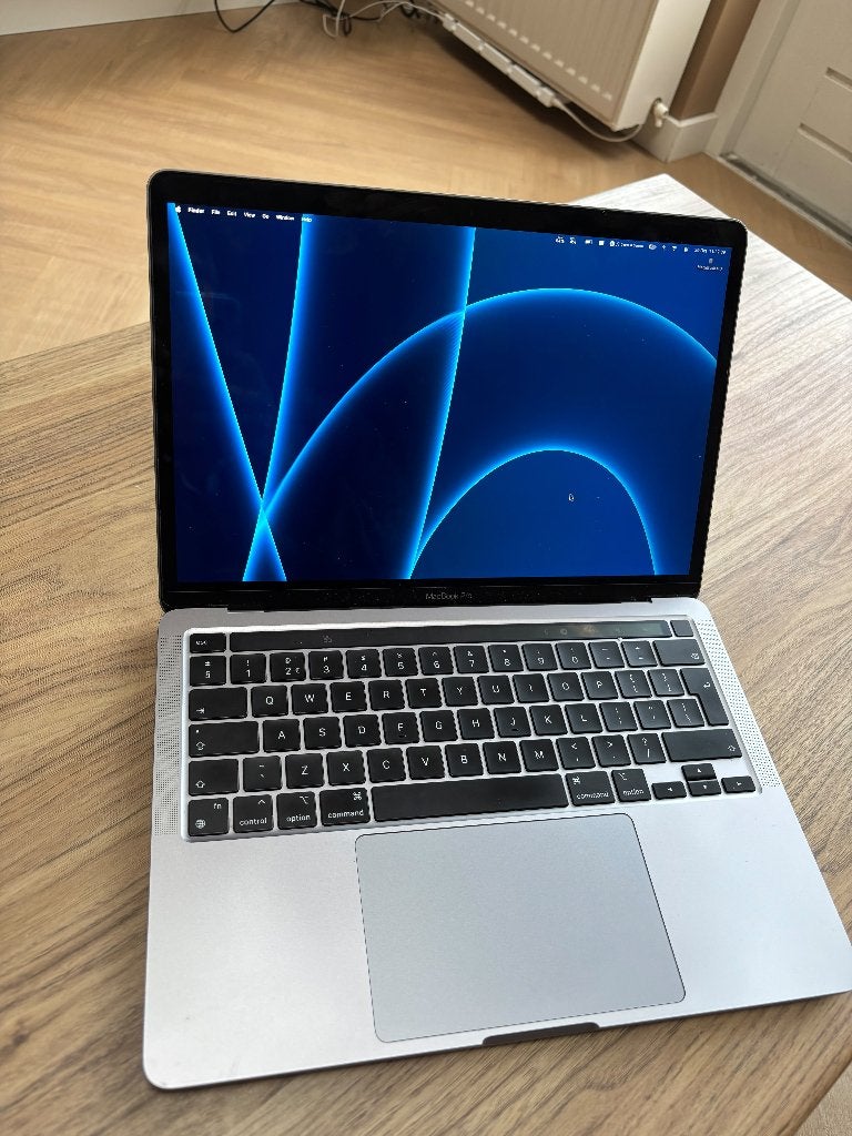 Apple MacBook Pro 2020 M1, 16GB ram, 8-core GPU, 256GB ssd,, MacBook Pro, Gebruikt, 256 GB, Qwerty
