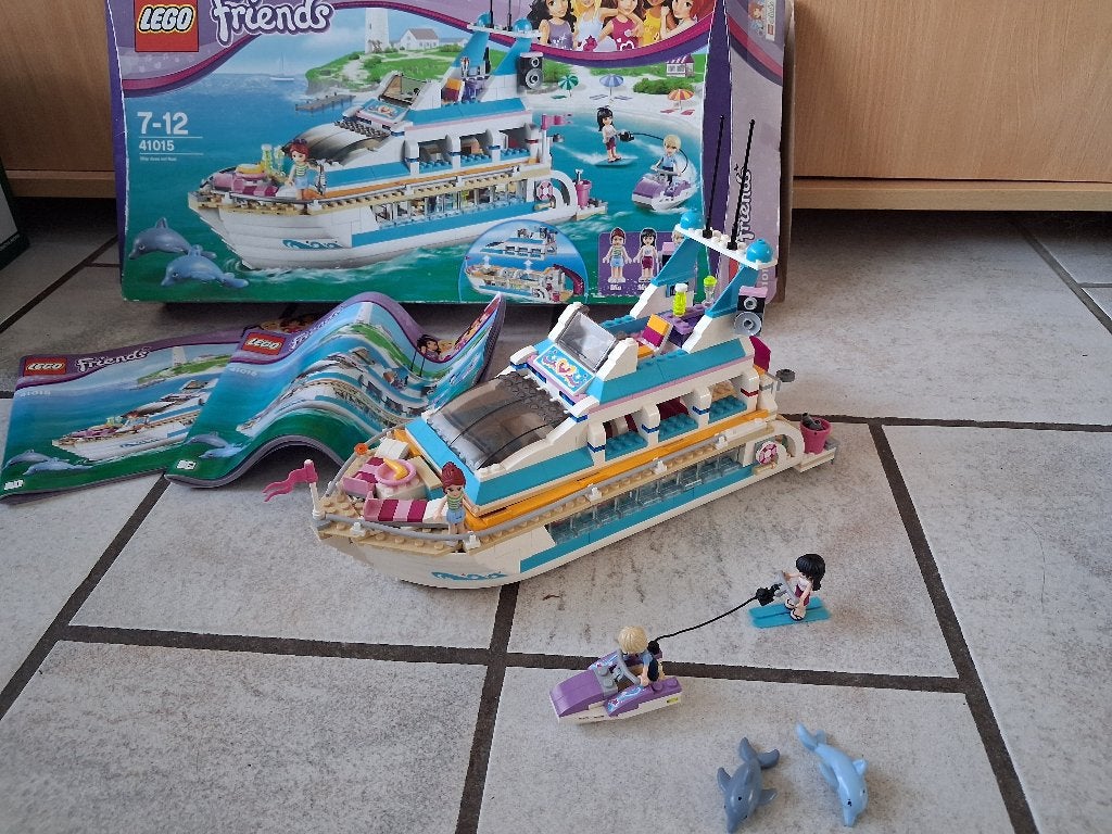 Lego Friends cruiseboot 41015, Inclusief instructies, Lego, Friends, Ophalen of Verzenden