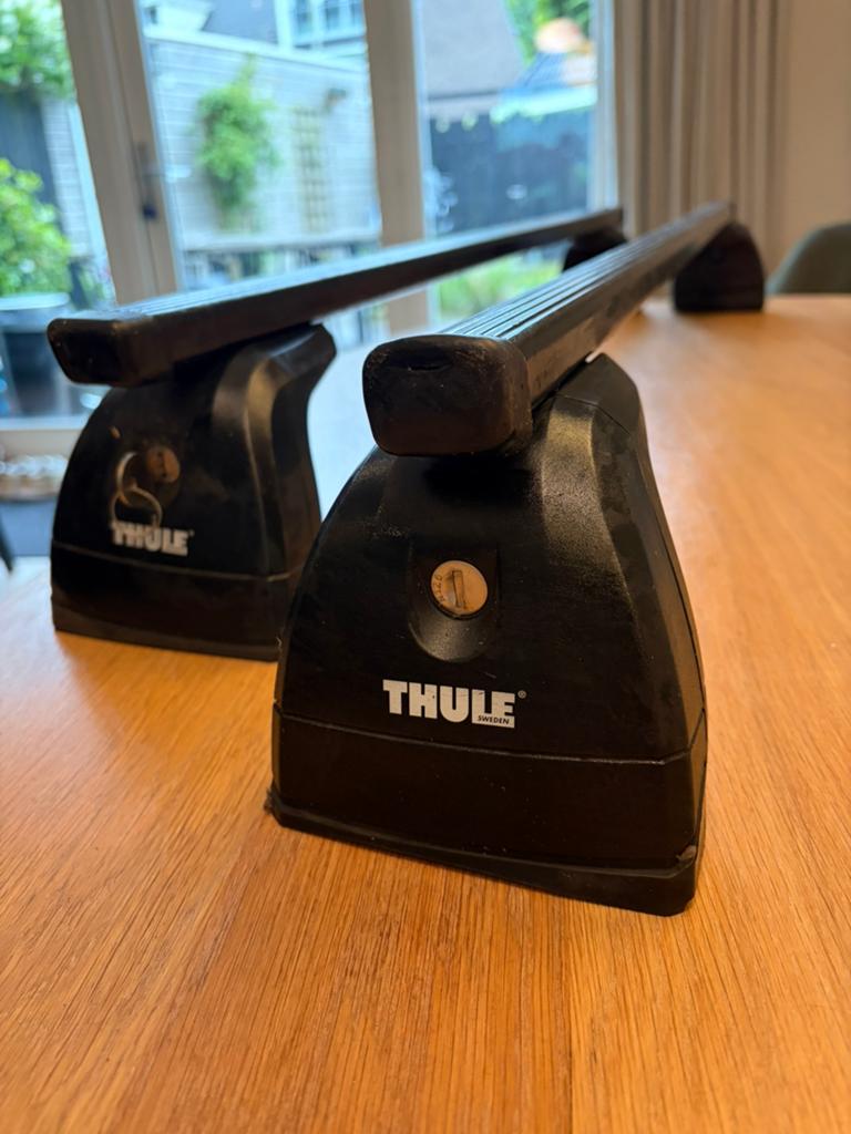 Thule dakdragers Saab 9-3, Auto diversen, Dakdragers, Ophalen of Verzenden, Zo goed als nieuw