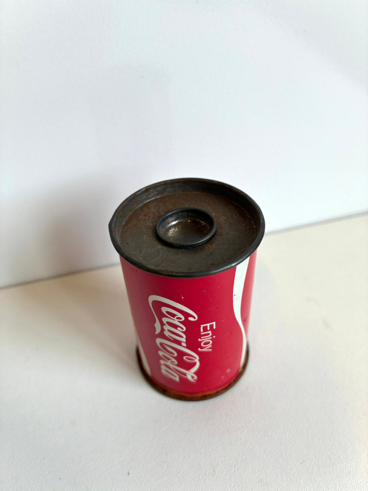 Vintage klein Coca Cola blikje, Ophalen of Verzenden, Zo goed als nieuw, Gebruiksvoorwerp