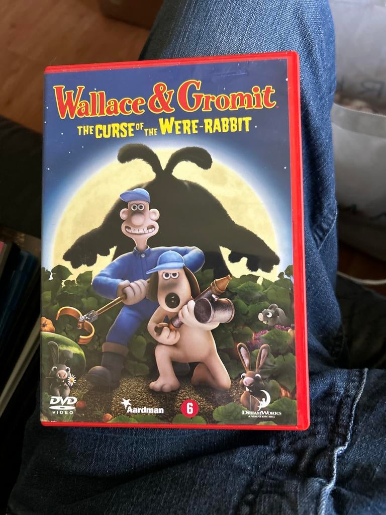 Wallace & Gromit: The Curse of the Were-Rabbit DVD, Ophalen of Verzenden, Zo goed als nieuw, Komedie, Vanaf 6 jaar