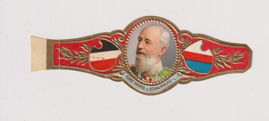 sigarenbanden - GEORG Z. SCHAUMBURG-L, Verzamelen, Rookartikelen, Aanstekers en Luciferdoosjes, Ophalen of Verzenden, Zo goed als nieuw
