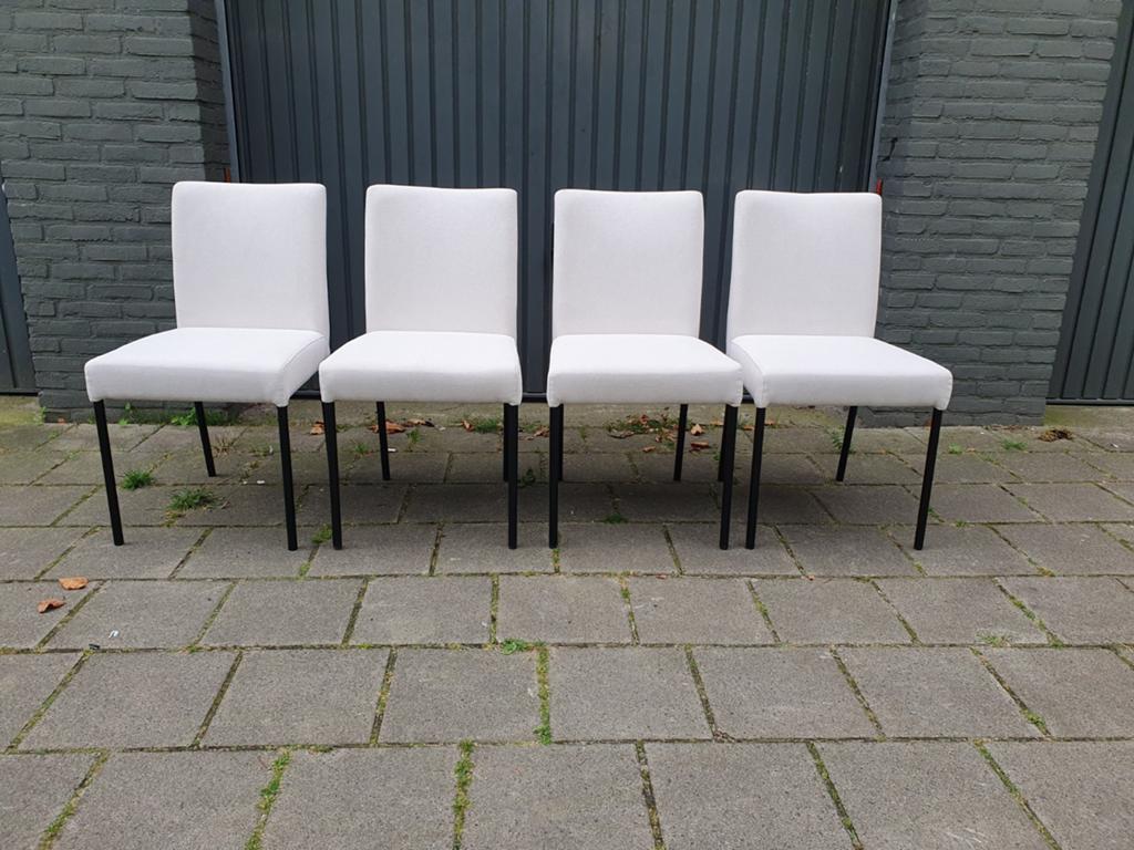 4 Eetkamerstoelen van Montel, model Blond, Ophalen, Overige kleuren, Zo goed als nieuw, Bert plantagie montis gelderland rolfbenz stijl