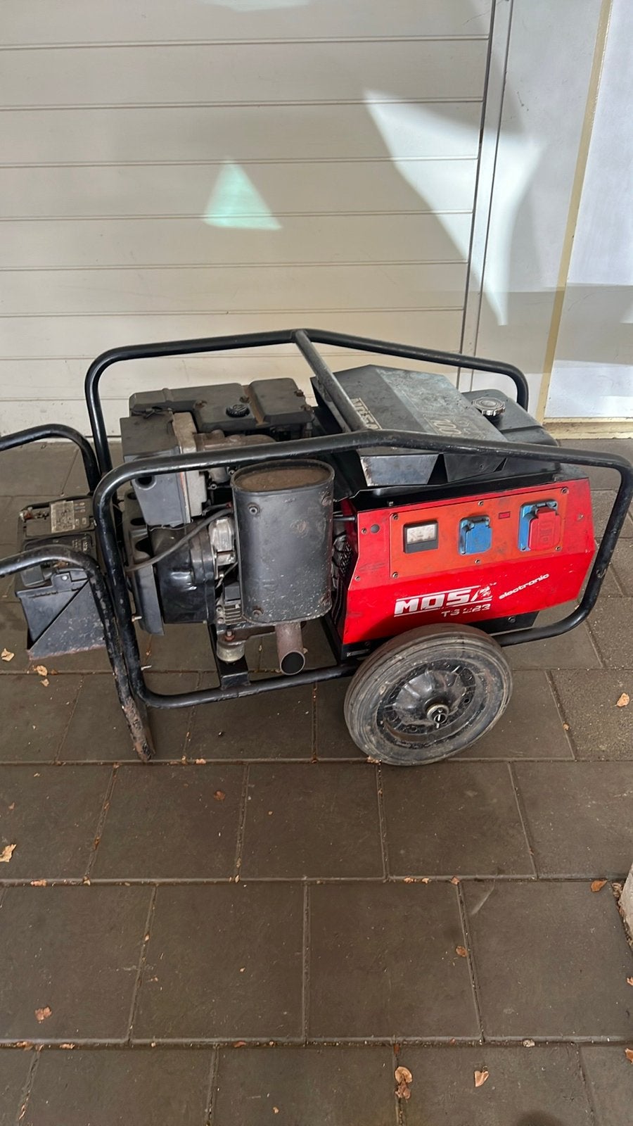 Mosa TS 223 Diesel Aggregaat - Defect, Gebruikt, Elektrisch startend, Dieselolie, Ophalen of Verzenden