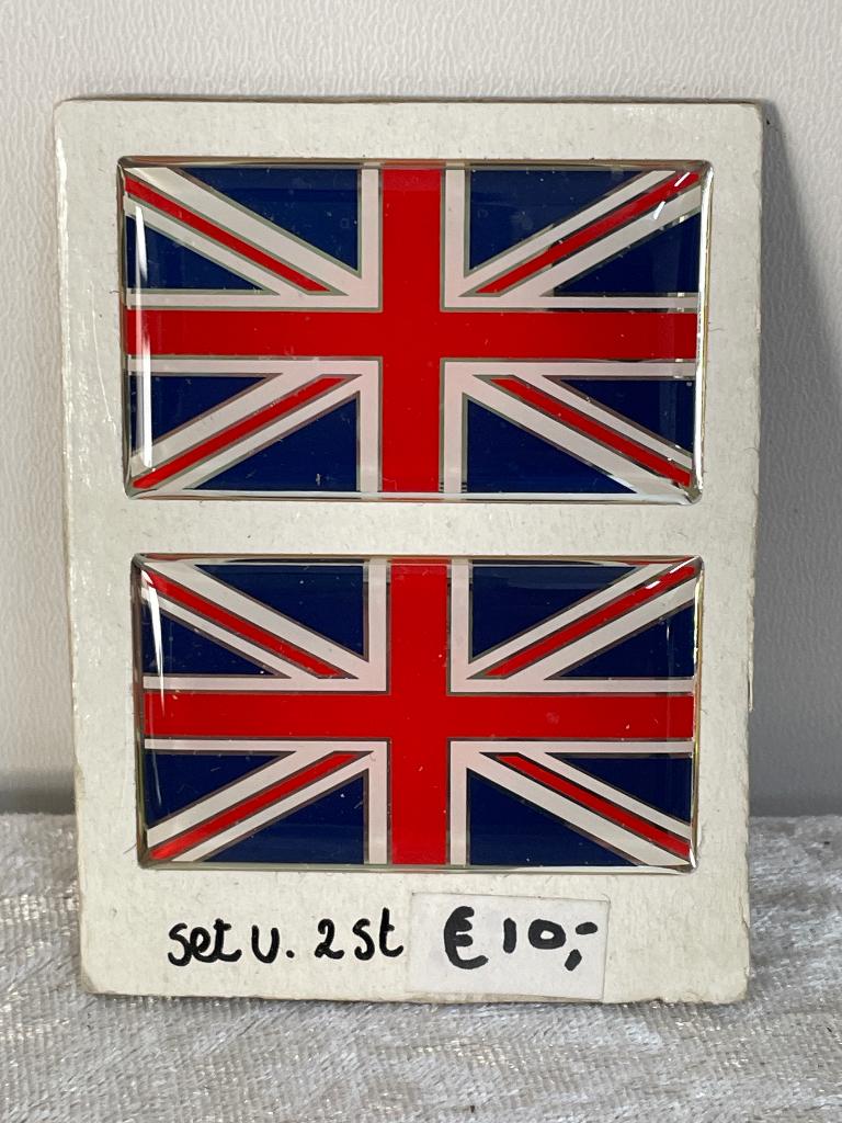 Union Jack set Acrylic Stickers Nieuw, Ophalen of Verzenden, Nieuw