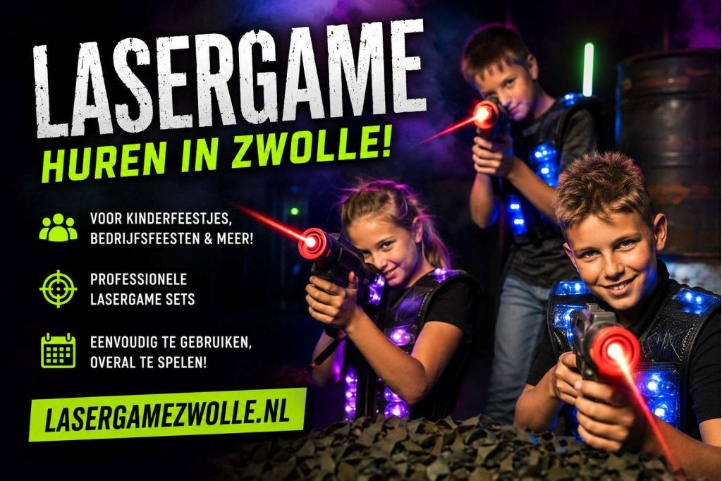 LASERGAME HUREN IN ZWOLLE EN OMGEVING!, Zo goed als nieuw, Overige