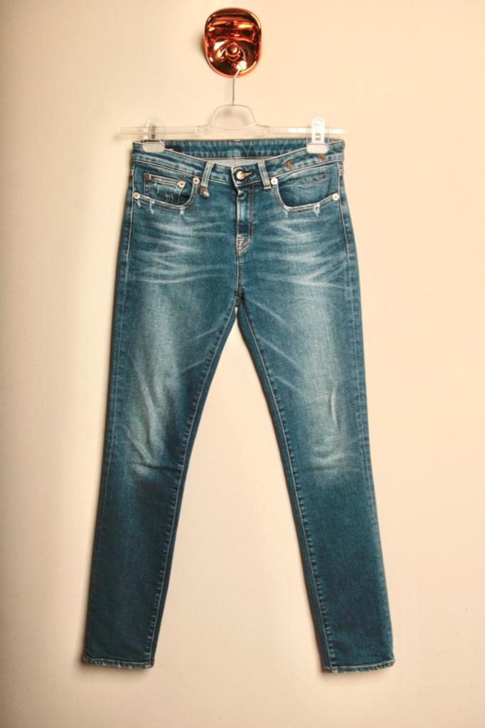 R13 De ultieme skinny jeans! Mt 28 zgan Winkelprijs € 600,-, Blauw, Ophalen of Verzenden, Zo goed als nieuw, W28 - W29 (confectie 36)