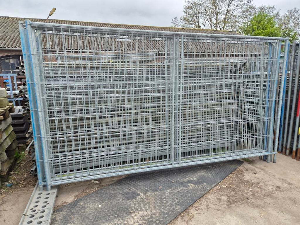 Gebruikte bouwhekken met toebehoren., Doe-het-zelf en Verbouw, Steigers, Ophalen, Gebruikt, Overige typen, Minder dan 2 meter