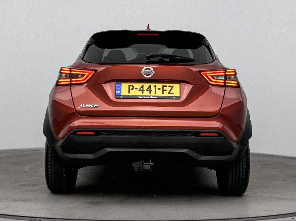 Nissan Juke 1.0 DIG-T N-Connecta 117PK | Automaat | Afneemba, Auto's, Nissan, Stof, Euro 6, 1176 kg, Bedrijf