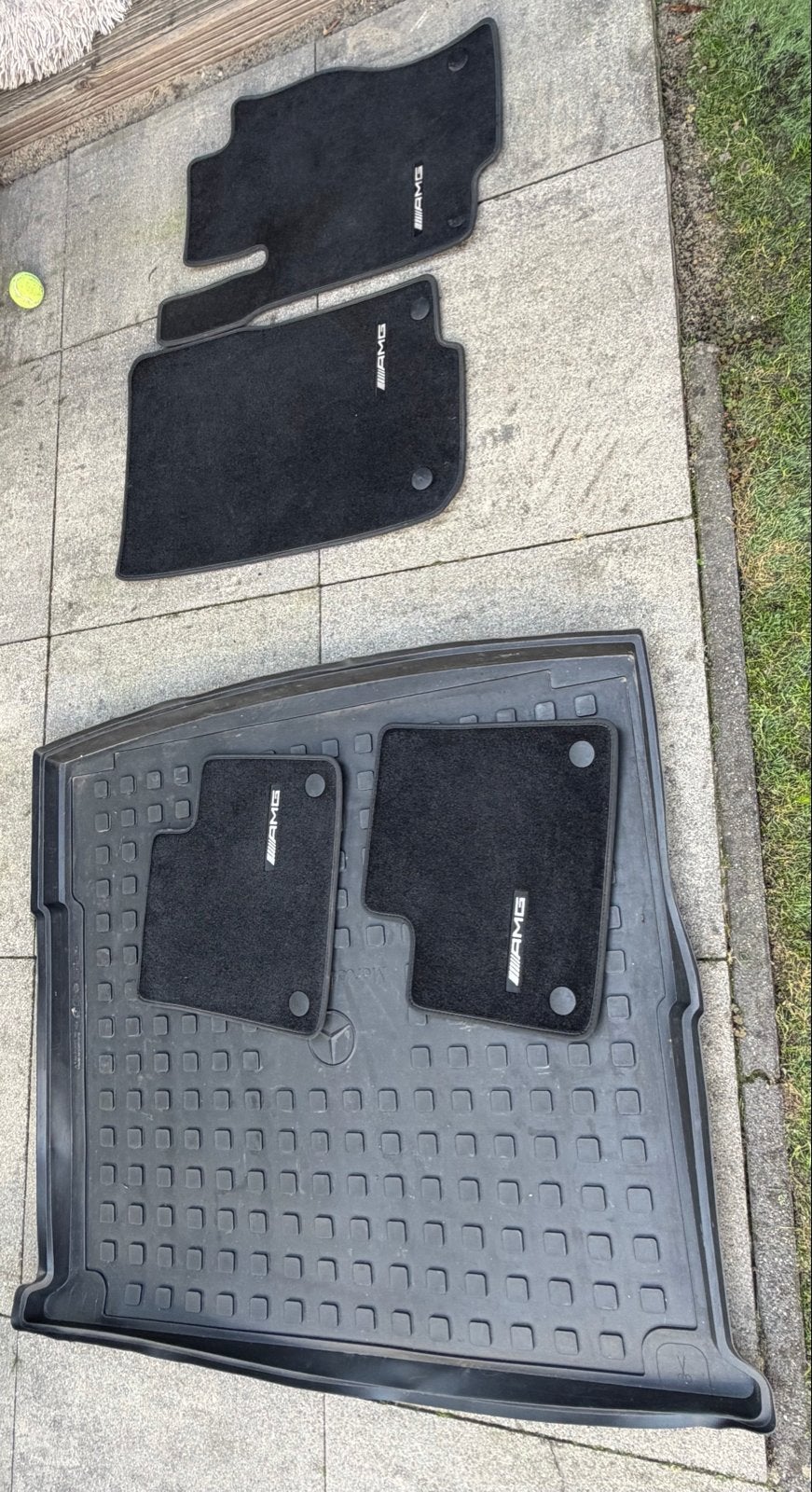 Mercedes-Benz AMG Mattenset & Kofferbakmat W166, Ophalen, Zo goed als nieuw