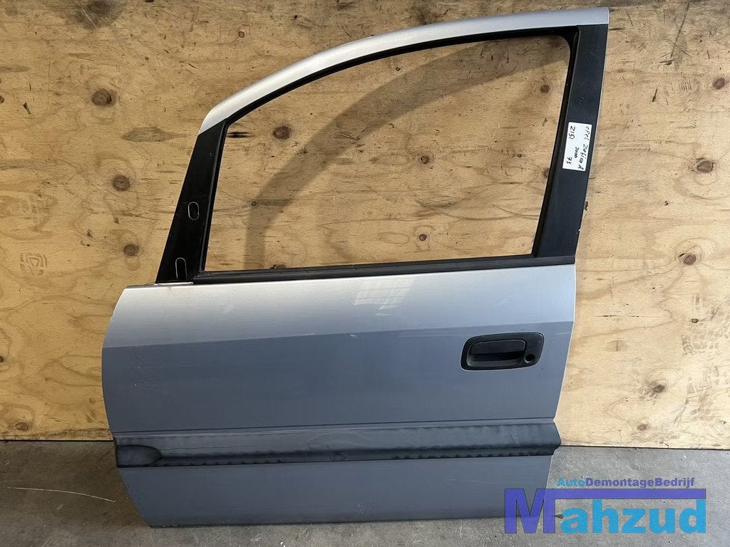 OPEL ZAFIRA A Zilver Z151 Links voor deur 1998-2005, Auto-onderdelen, Gebruikt, Deur, Opel Automobile GmbH, Ophalen of Verzenden