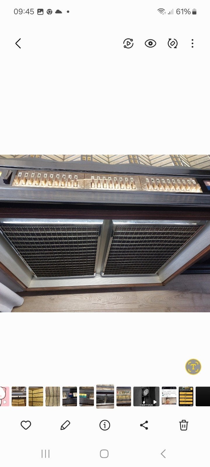 Seeburg Stereo Console Jukebox ELPC1 X10 - Vintage Jukebox, Ophalen, Gebruikt, 1950 tot 1960, Seeburg