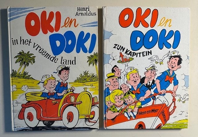 2 Oude boekjes Oki en Doki, in het vreemde land / (B79), Fictie algemeen, Henri Arnoldus, Nieuw, Ophalen of Verzenden