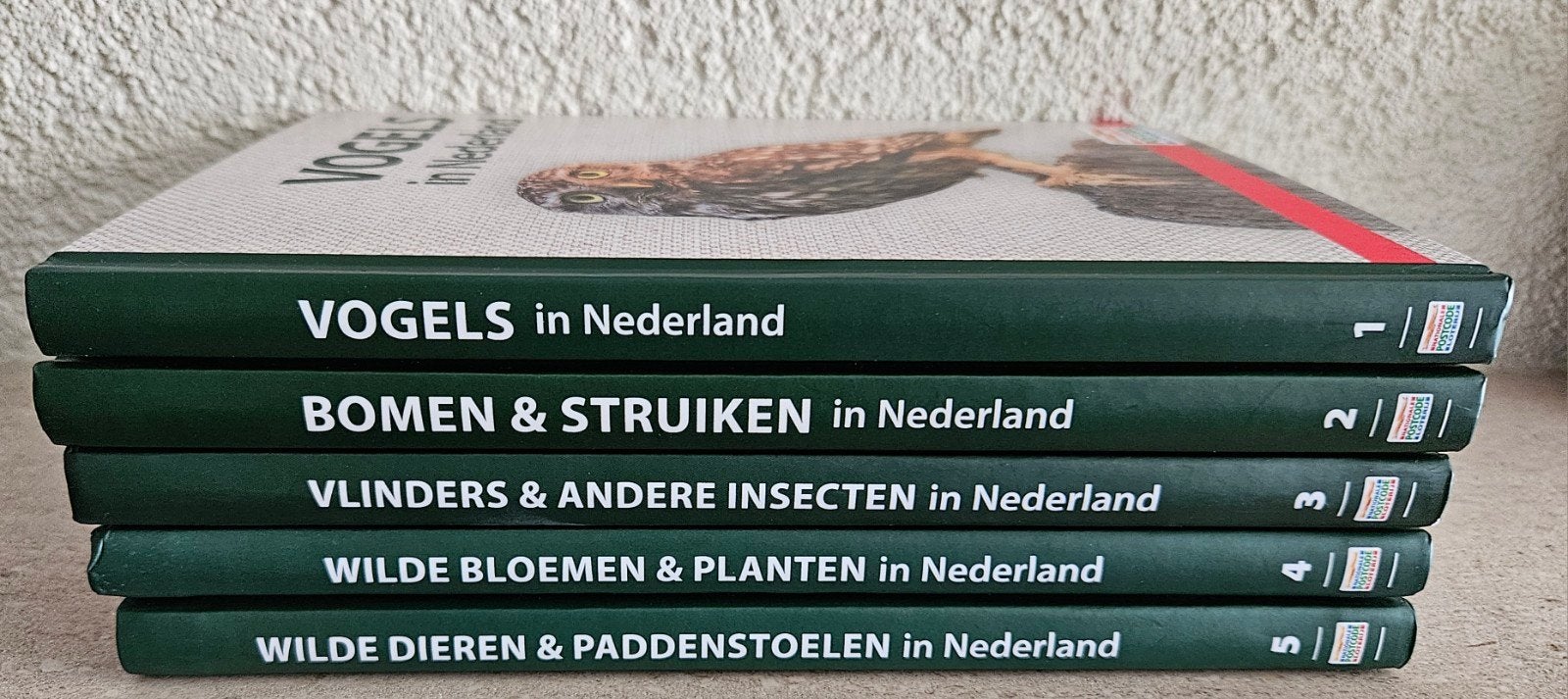 Natuurreeks Postcode Loterij: 5-delige set, Ophalen of Verzenden, Zo goed als nieuw, Natuur algemeen, Nationale Postcode Loterij
