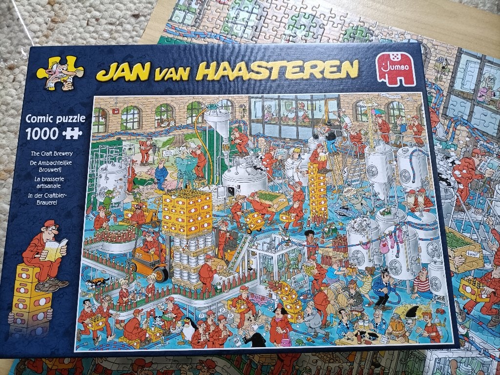 Wie wil ruilen? Twee Jan van Haasteren puzzels, Ophalen, 500 t/m 1500 stukjes, Zo goed als nieuw, Legpuzzel