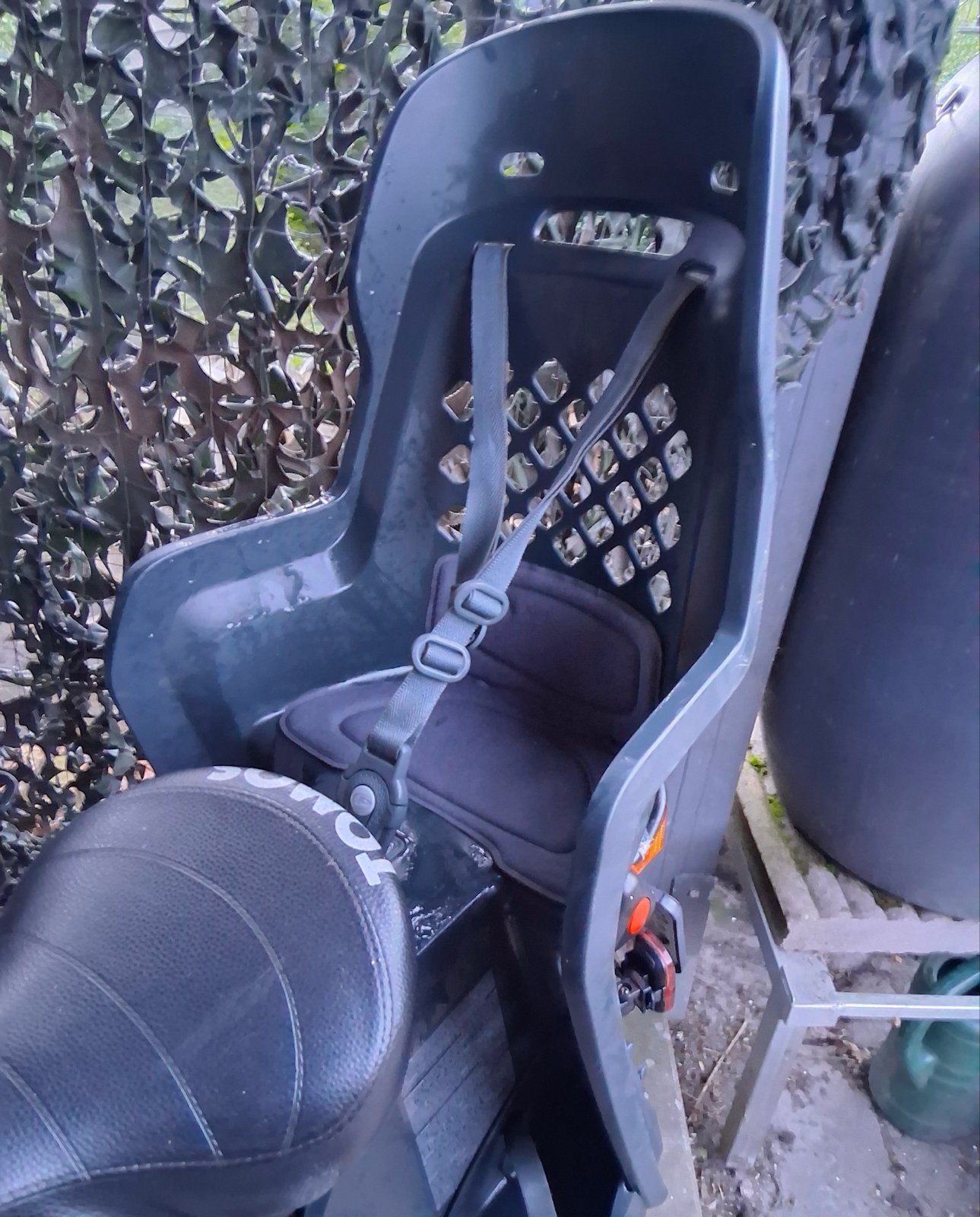 Kinderzitje POLISPORT - Geschikt voor Tomos en fiets, Achterzitje, 0 t/m 18 kg, Ophalen of Verzenden, Gebruikt