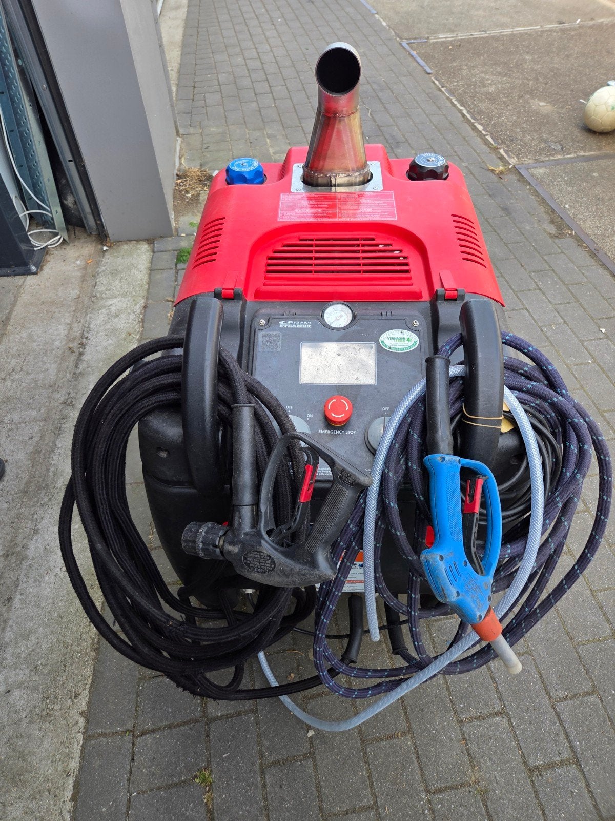 Optima Steamer XD – Professionele Diesel Stoomreiniger, Ophalen, Gebruikt, 250 ampère of meer, Overige typen