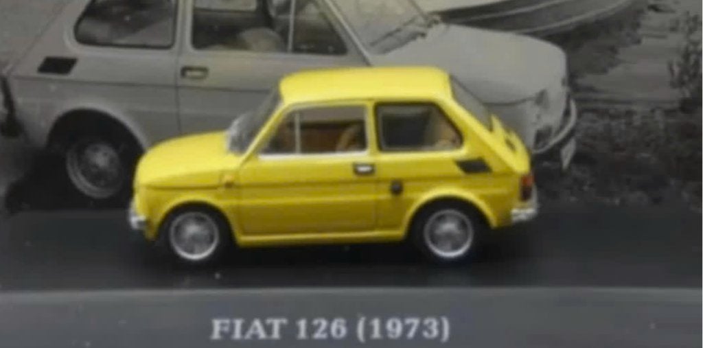 FIAT 126 1973 schaal 1/43 MICRO d'antan auto's # 67, Verzenden, Nieuw, Auto, Overige merken