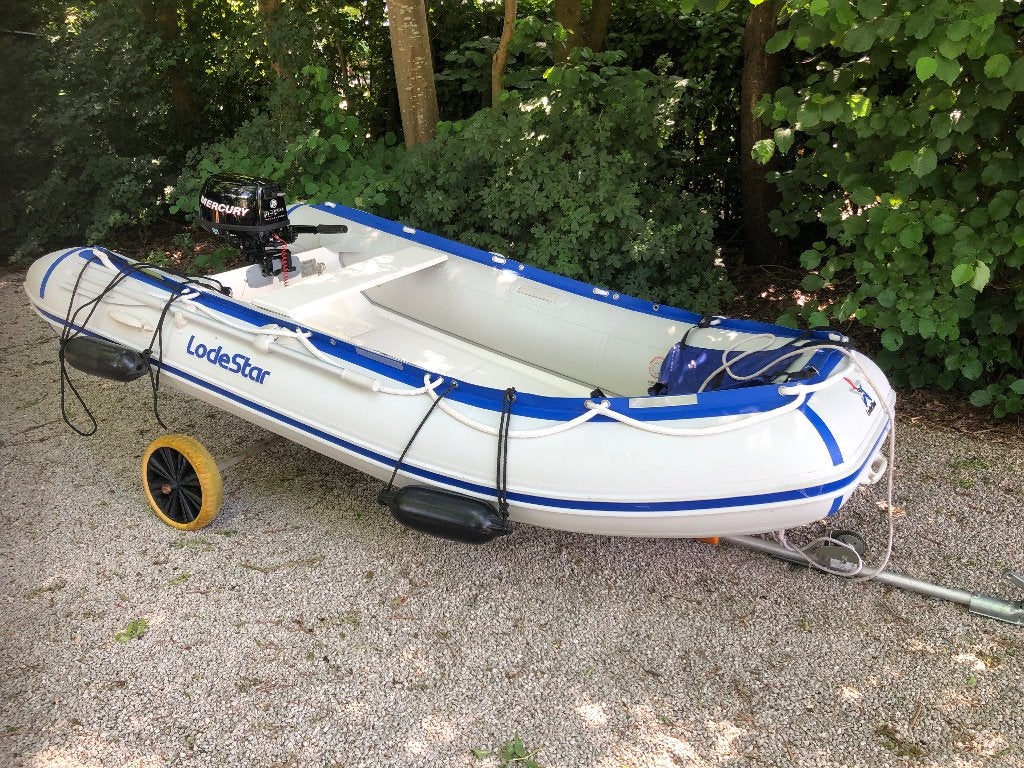 Lodestar rib 320 met mercury 6pk, Watersport en Boten, Overige merken, Buitenboordmotor, 6 pk, Rib
