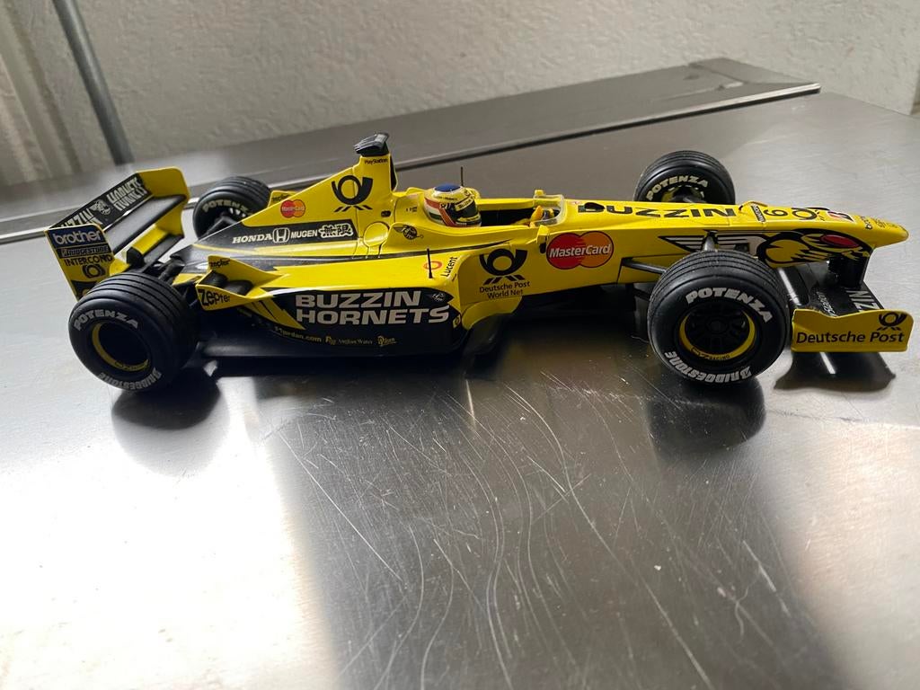 De Jordan EJ10, Hobby en Vrije tijd, Modelauto's | 1:24, Ophalen of Verzenden, Zo goed als nieuw, Overige merken