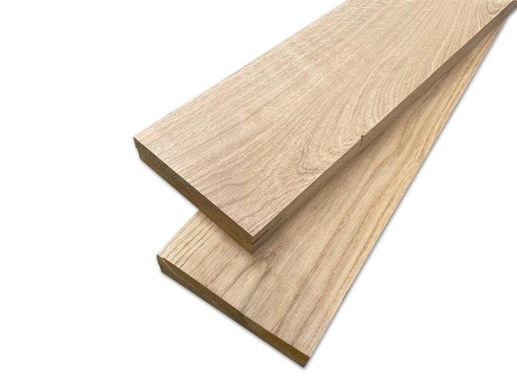 Rustiek eiken planken - Duo Verlijmd - 40 mm - Div. lengtes, Doe-het-zelf en Verbouw, 25 tot 50 mm, Eiken, Nieuw, Ophalen of Verzenden