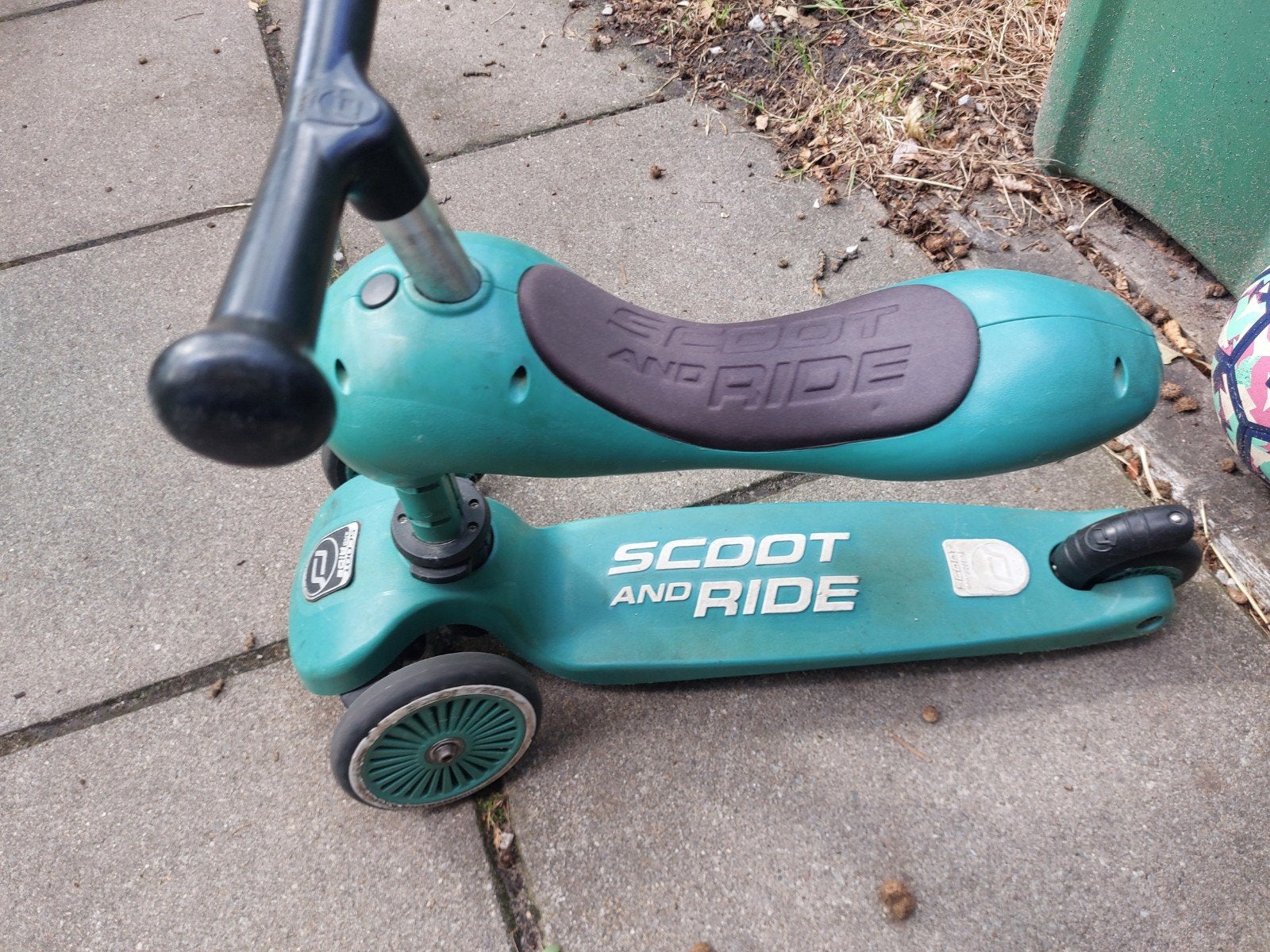 scoot and ride 2 in 1 groen, Kinderen en Baby's, Ophalen, Gebruikt, Loopfiets